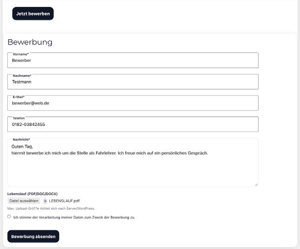 Jobbörse Menü Arbeitgeber Login